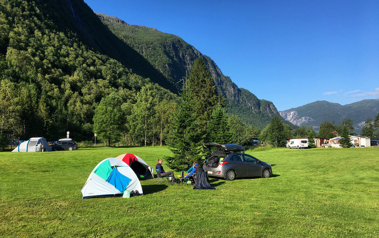 Проживание в палатке в норвегии