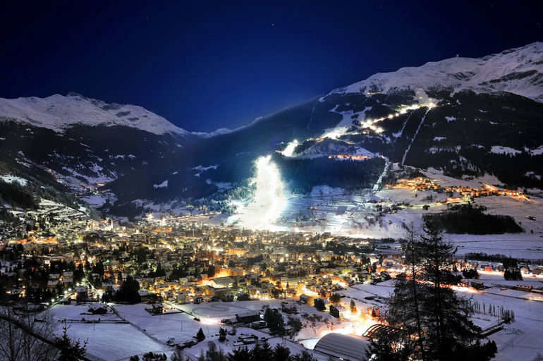 Популярный итальянский горнолыжный курорт Бормио