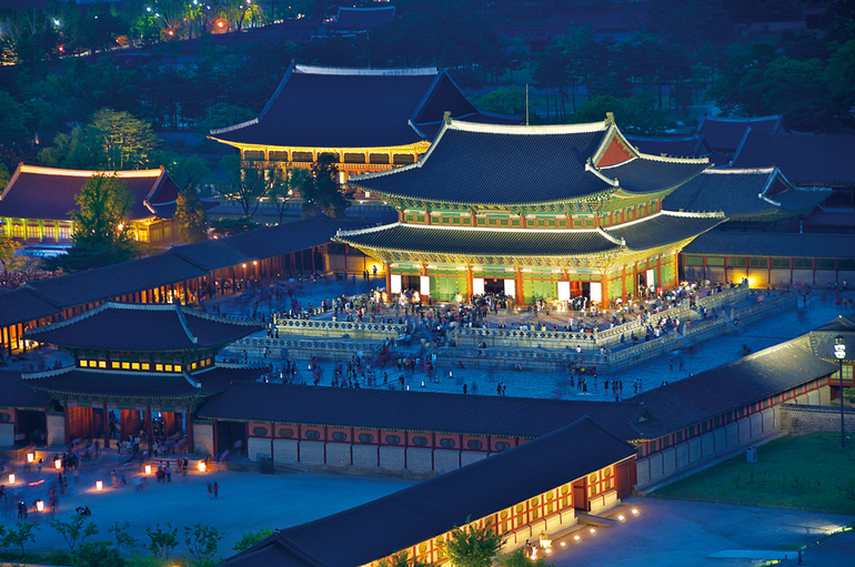 Красота и могущество дворцов в Сеуле